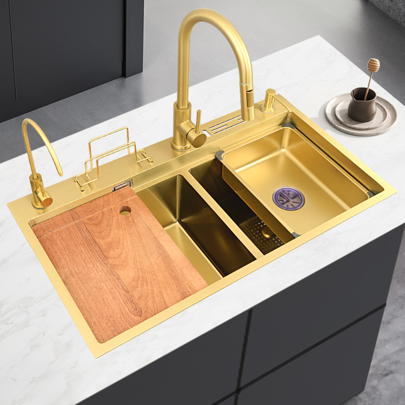 High Tech Kitchen Accessories - Lavello da Cucina Moderno con Doppia