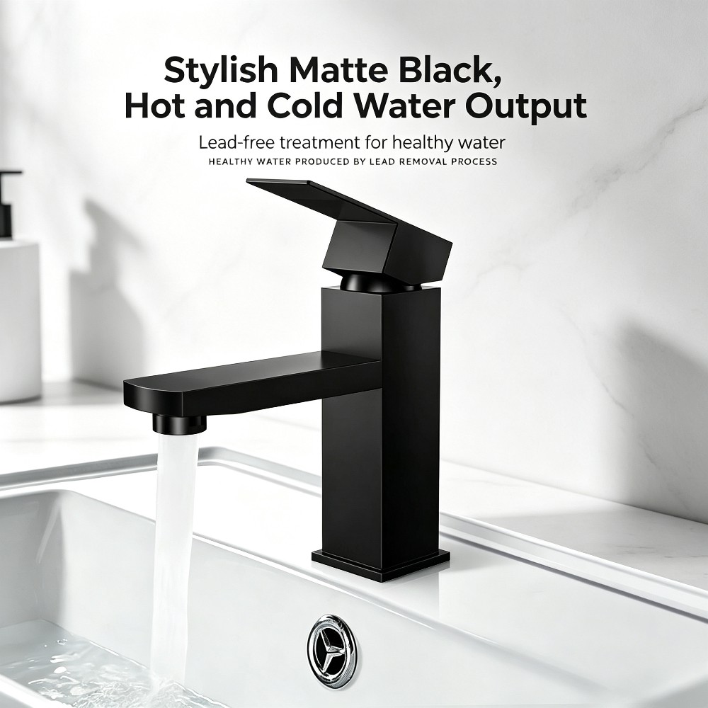 High Tech Kitchen Accessories - Rubinetto da bagno nero di alta