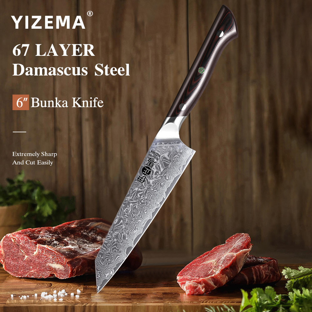High Tech Kitchen Accessories - Coltello Bunka YIZEMA 6 Pollici, Alta