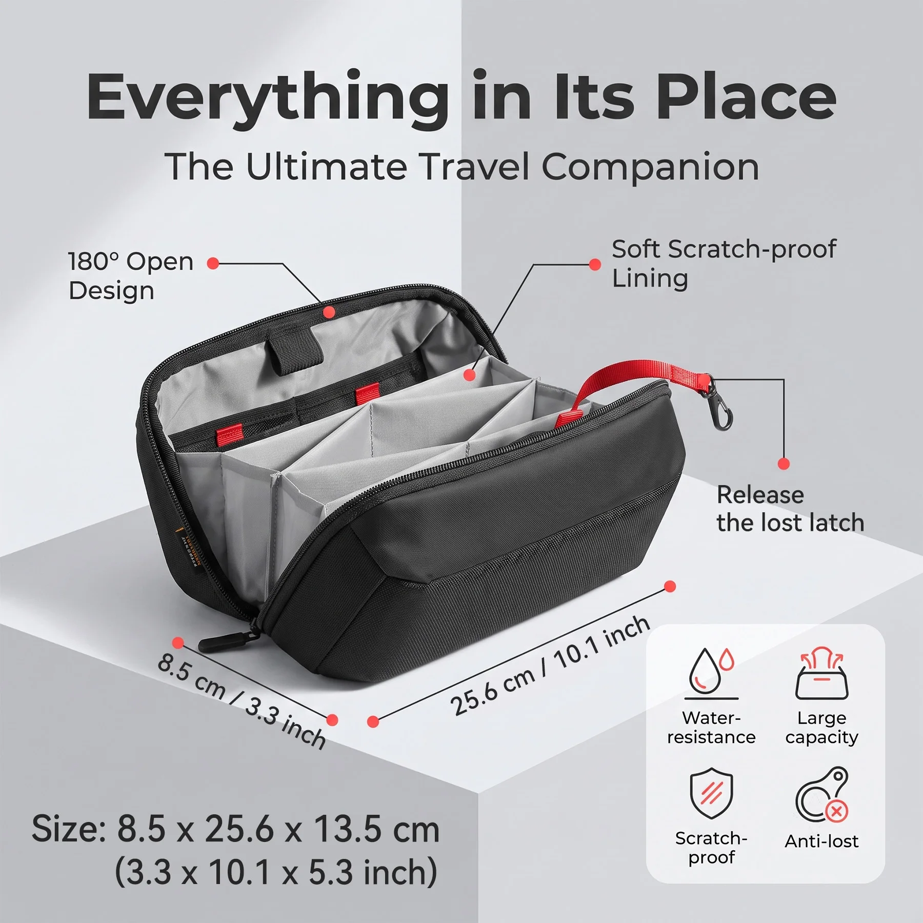 Organizer da Viaggio per Dispo - Tech Accessories Box recensione e prezzo