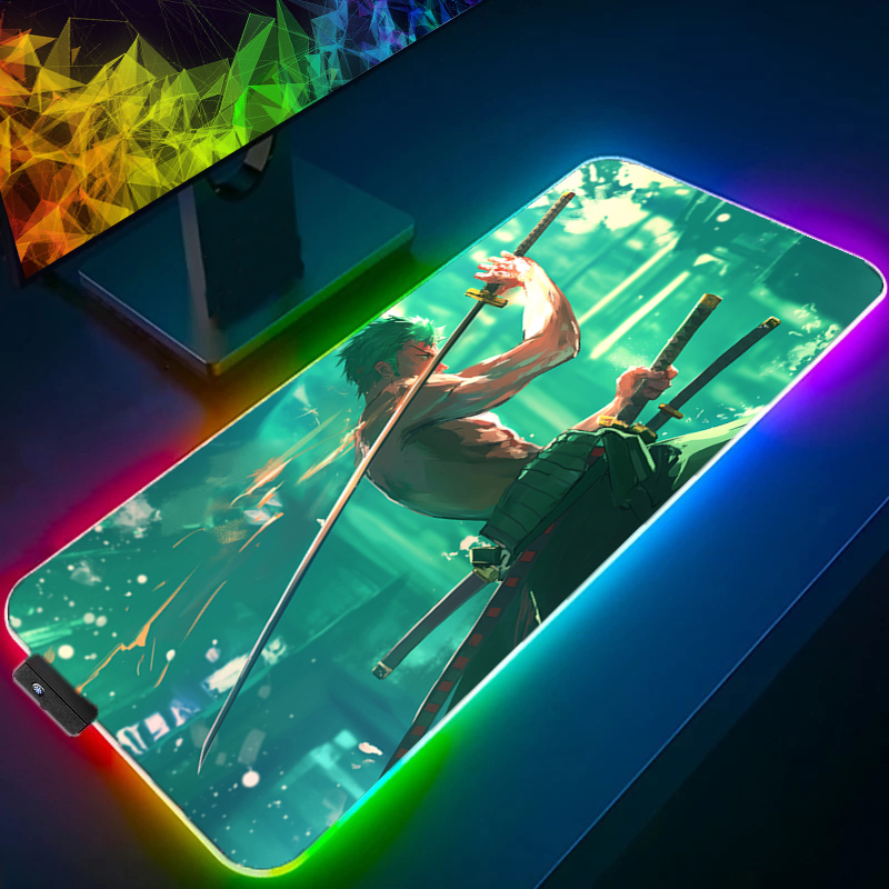ONE PIECE Zoro Mouse Pad RGB A - Tech Accessories Desk recensione e prezzo