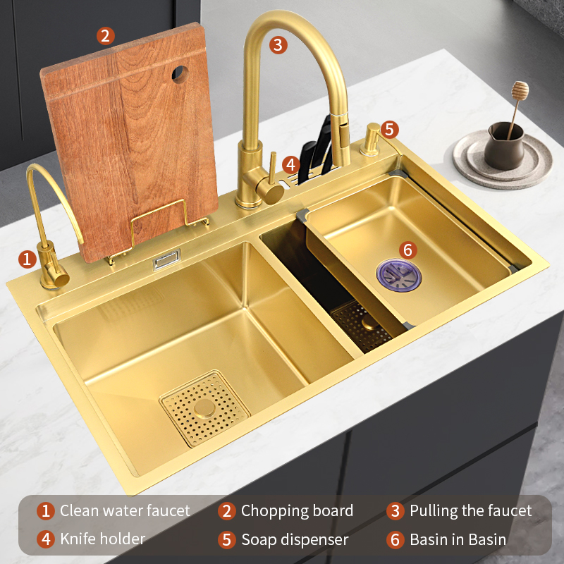 Lavello da Cucina Moderno con  - High Tech Kitchen Accessories recensione e prezzo